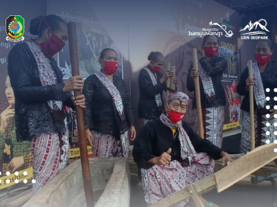 Upaya Melestarikan Budaya "Othekan", Banyuwangi Menghadirkan Festival Lesung 2021