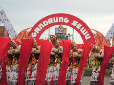 Tari Kolosal Gandrung Sewu Banyuwangi Bikin Merinding, Ribuan Wisatawan Terpukau