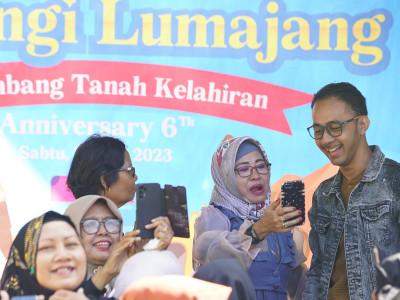 Puluhan Anggota Ikawangi Cabang Lumajang Gelar Halal Bihalal