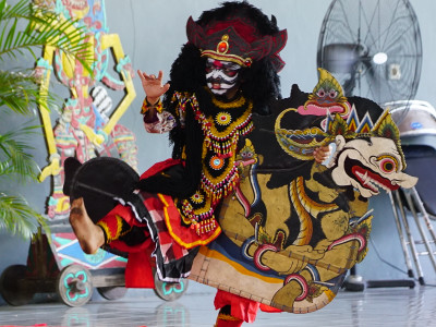 Bukan Main! Antusias Peserta Lomba Jaranan Buto Cilik Banyak Diminati Pelajar di Banyuwangi