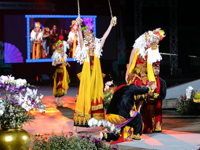 Peserta BSBI Tampilkan Gandrung dan Seblang di Indonesian Channel 2023