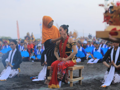 Sakral! Sang Maestro Sukses Meras Gandrung Sewu Banyuwangi 2023