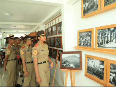 Menengok Sejarah Masa Lalu, Puluhan Taruna Akmil Kunjungi Museum Blambangan