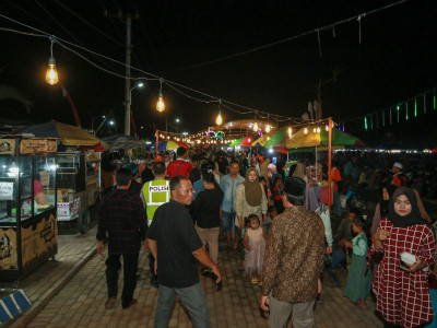 Pengunjung Mbludak, Estimasi Perputaran Ekonomi di Launching RTH Sumberkencono Capai 150 Juta