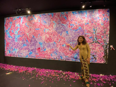 Usung Konsep Budaya Timur dan Barat, Seniman Asal Banyuwangi ini Gelar Pameran Tunggal