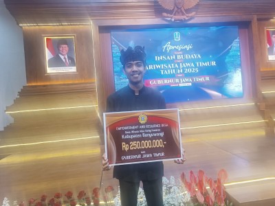 Insan Budaya dan Pariwisata di Banyuwangi Mendapatkan Apresiasi dari Pemprov Jatim
