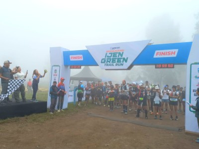 378 Pelari Ramaikan Ajang Ijen Green Trail Run 2025, Lintasan Menantang di Lereng Ijen dan Ranti