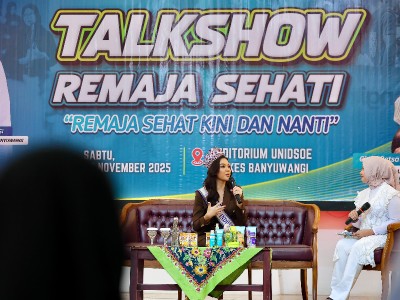 Inspiratif! Puteri Indonesia 2025 Kampanyekan Kesehatan Mental Remaja di Banyuwangi