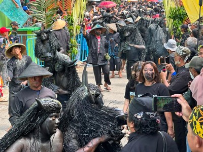 Melihat Kemeriahan Ritual Kebo-keboan Alasmalang Banyuwangi yang Diserbu Ribuan Warga