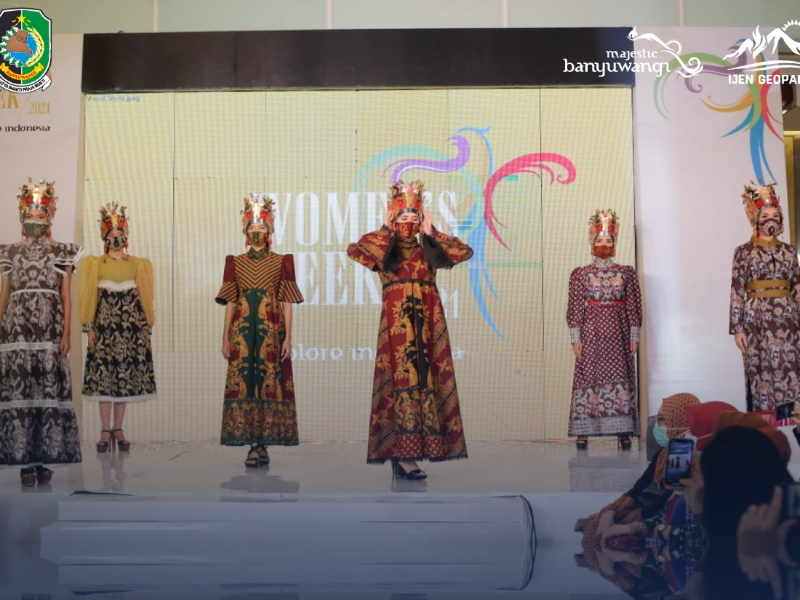 Omprok Gandrung di "Women's Week 2021" , Upaya Membangkitkan Ekonomi Kreatif dan Pariwisata Jawa Timur