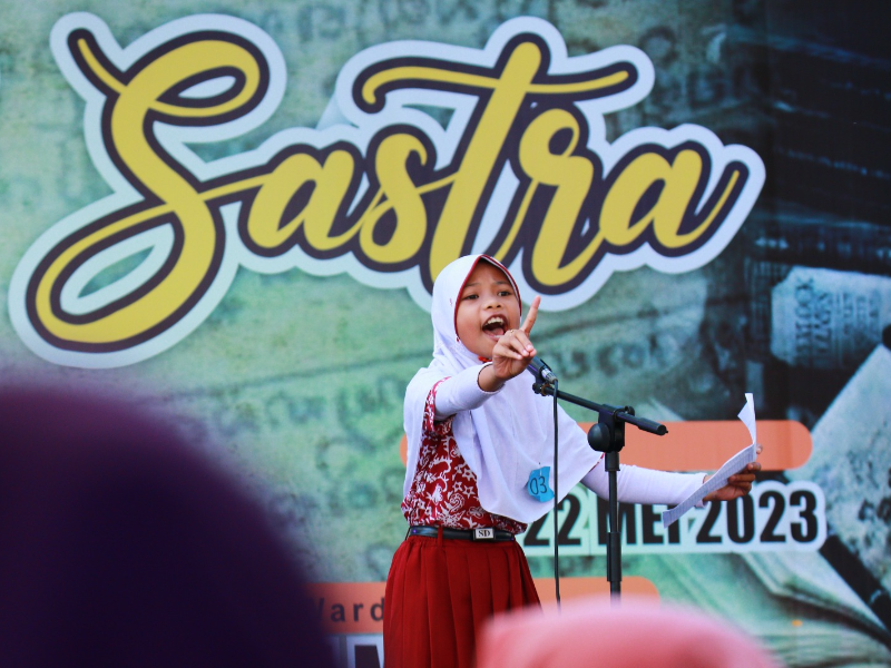 Festival Sastra di Banyuwangi Kembali Digelar, Ratusan Siswa Turut Ramaikan Panggung Acara