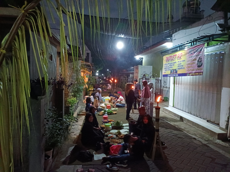 Tradisi Tumpeng Sewu 2023 di Desa Kemiren Banyuwangi Dibanjiri Pengunjung