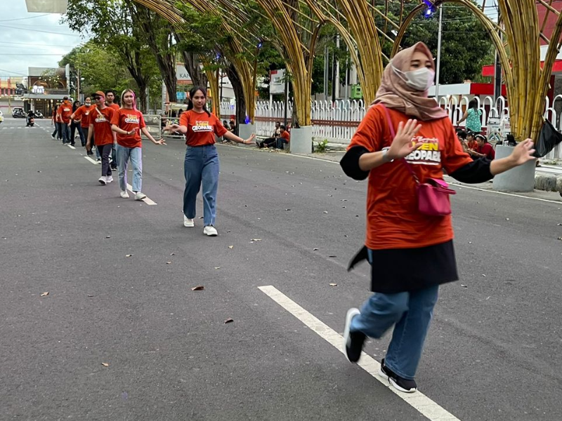 Penuh Semangat!!! Peserta BEC 2023 Antusias Berlatih Koreografi