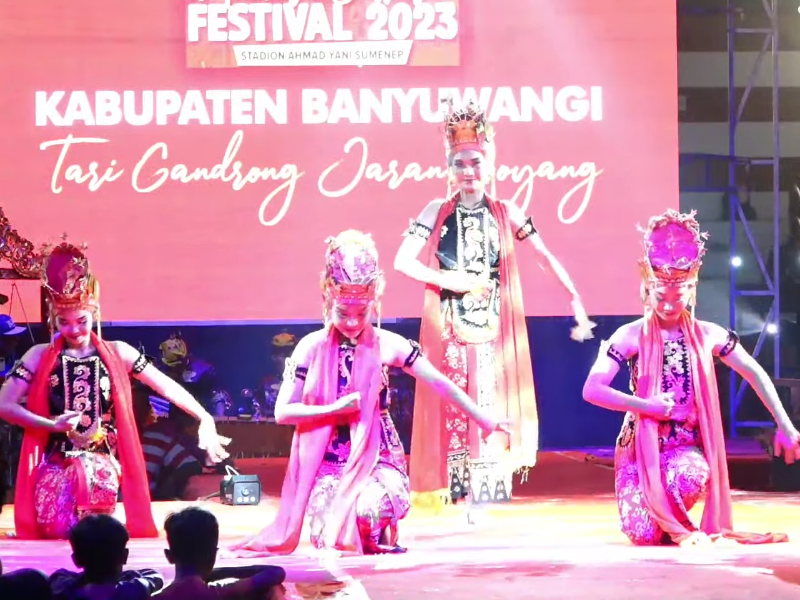 Gandrung Banyuwangi Meriahkan Madura Culture Festival 2023