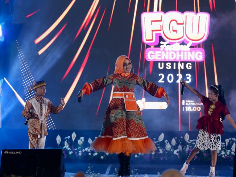 Meriah! Festival Gendhing Using Apresiasi Penyanyi Muda Banyuwangi