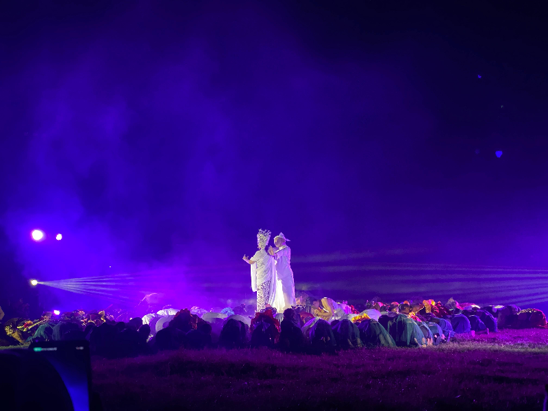 Sendratari Sikep Sang Timur Tlatah Alaspurwo Memukau Ribuan Penonton