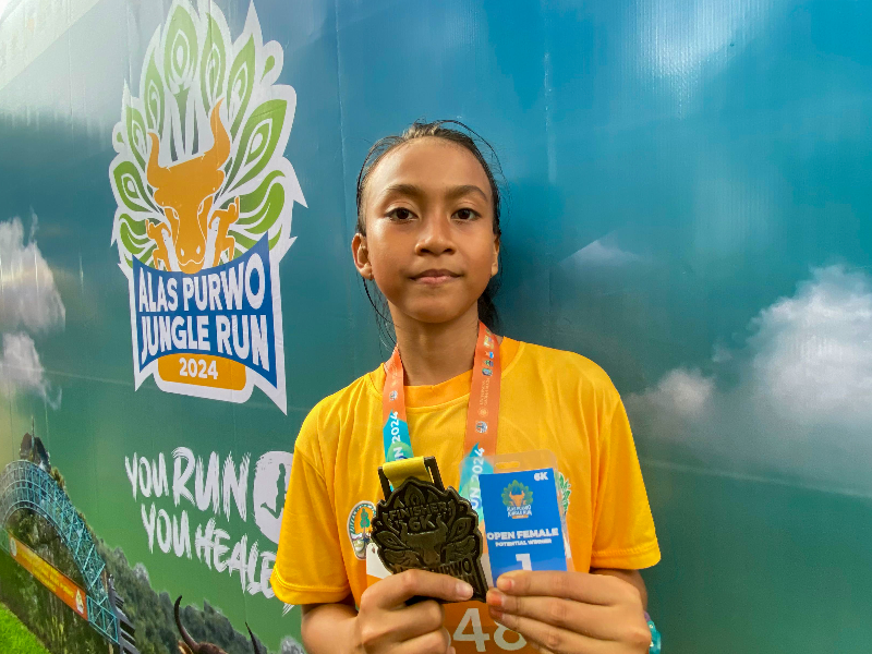 Juara 1 Peserta APJR Female 6 Km ini Masih Duduk di Bangku Sekolah Dasar
