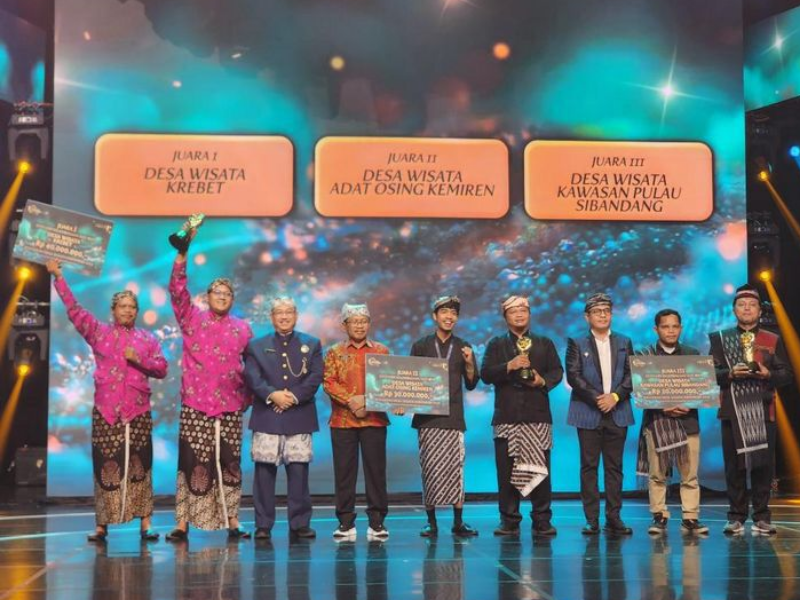 Raih Juara, Desa Kemiren Harumkan Nama Banyuwangi di Ajang ADWI 2024