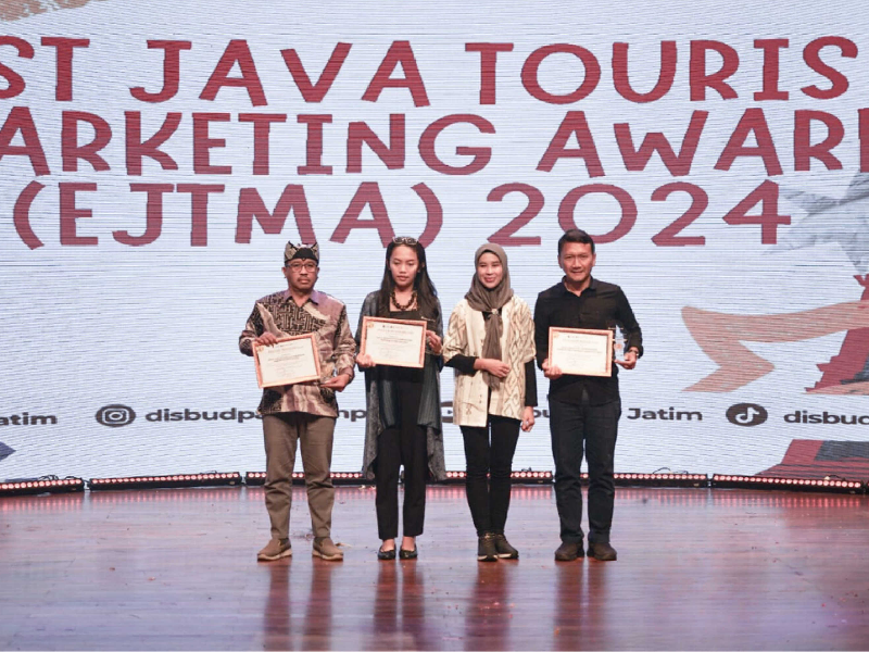 Banyuwangi Sabet Juara 1 "The Best Social Influence" di East Java Tourism Marketing Award 2024