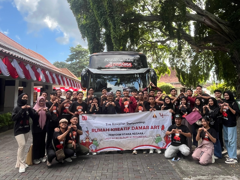 Dari Bumi Blambangan ke Panggung Istana Negara: Sanggar Damar Art Meriahkan HUT ke-80 RI