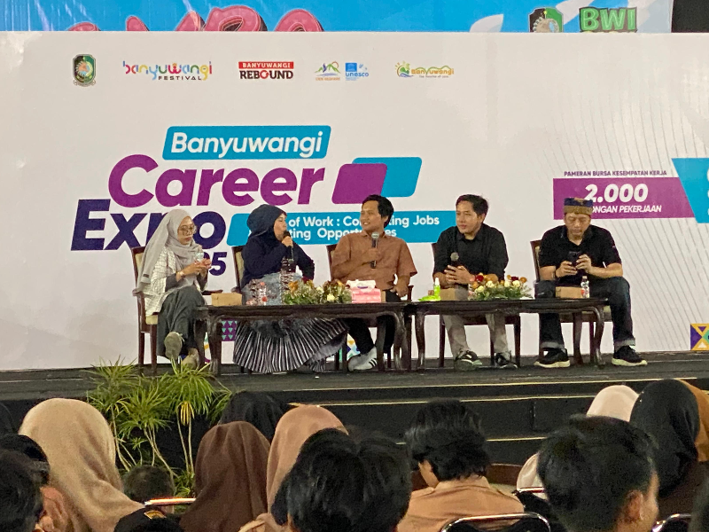Lewat Career Talk, Generasi Muda Banyuwangi Dibekali Strategi Meraih Pekerjaan di Era Global
