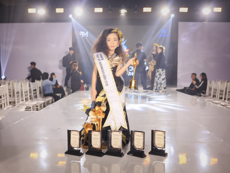 Model Cilik Asal Banyuwangi Sabet Juara 1 Face of Indonesia 2026