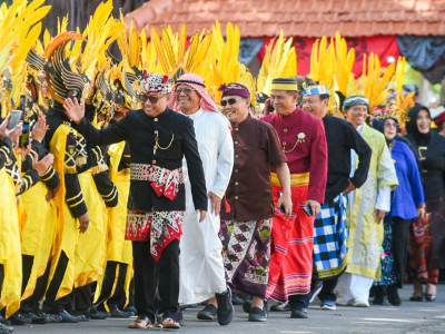 Berbagai Suku di Banyuwangi Warnai Upacara Hari Jadi Banyuwangi ke 252