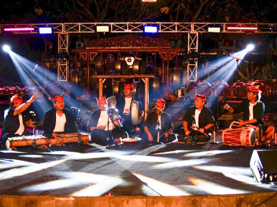 Tampilan Grup Rebanana asal Banyuwangi Gemparkan Yogyakarta Gamelan Festival 2024