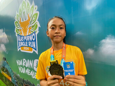 Juara 1 Peserta APJR Female 6 Km ini Masih Duduk di Bangku Sekolah Dasar