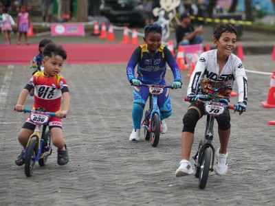 Ratusan Pembalap Cilik Unjuk Gigi di Push Bike Series 3 Banyuwangi