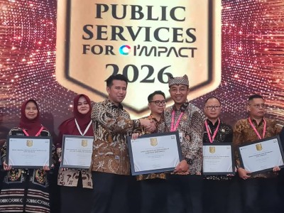Komitmen Pelayanan Berkualitas, Disbudpar Kabupaten Banyuwangi Terima Public Service Award 2026
