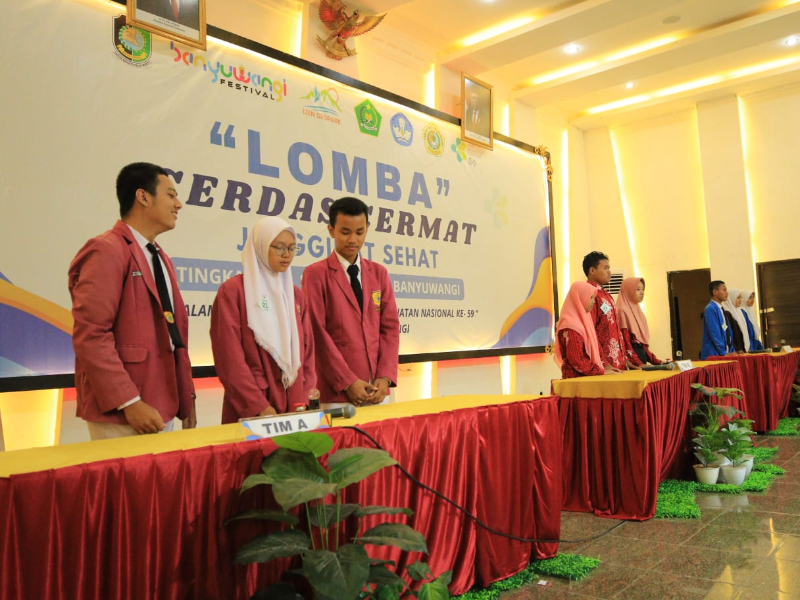 Banyuwangi Gelar Lomba Cerdas Cermat Jenggirat Sehat dalam Rangka HKN ke-59