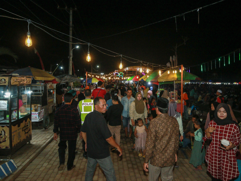 Pengunjung Mbludak, Estimasi Perputaran Ekonomi di Launching RTH Sumberkencono Capai 150 Juta