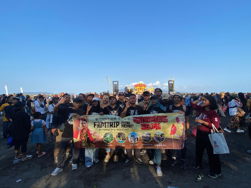 Puluhan Influencer Seluruh Indonesia Ramaikan Famtrip di Banyuwangi, Promosikan Pesona Gandrung Sewu 2024