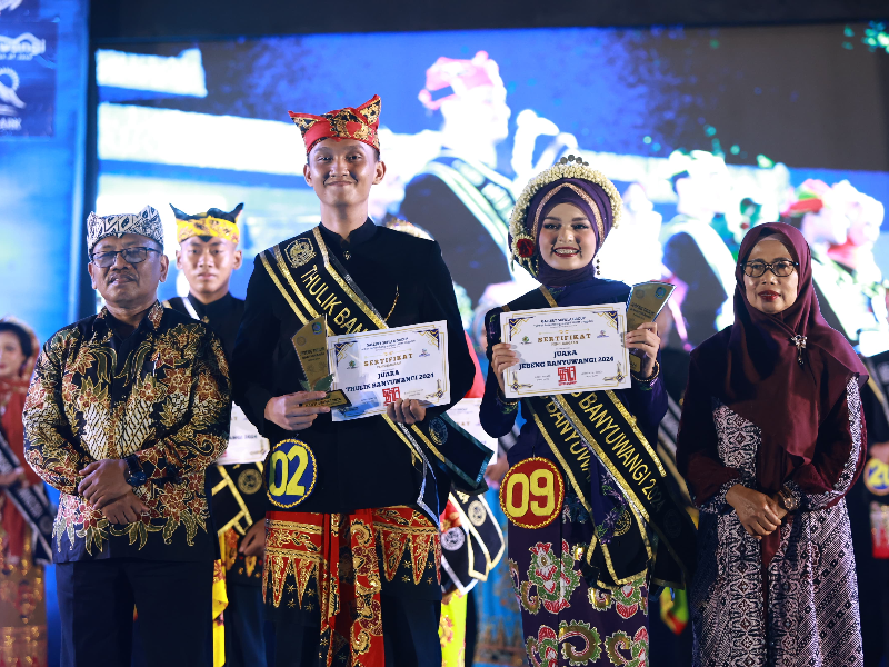 Maia dan Ken Dinobatkan Sebagai Jebeng Thulik Banyuwangi 2024